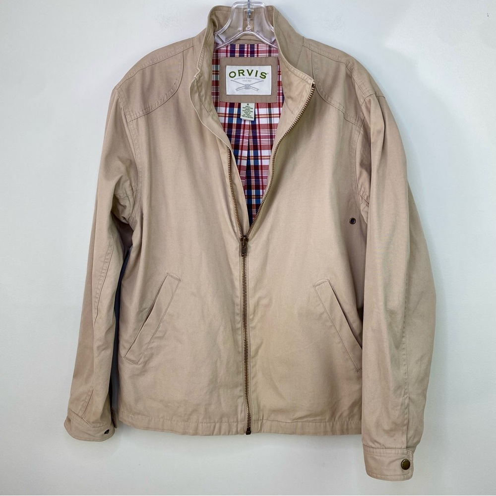 Orvis Tan Bomber Jacket